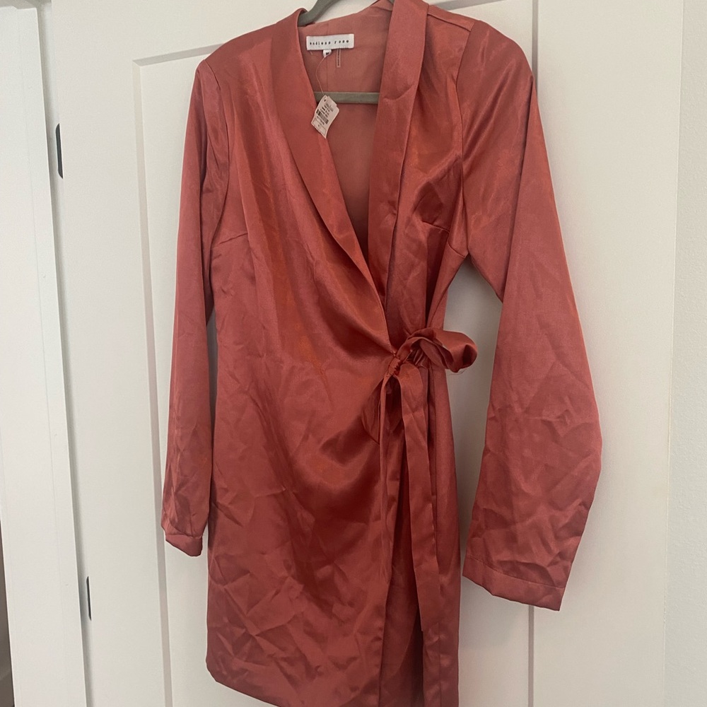 Endless Rose Satin Blazer Dress - Picture 5 of 5